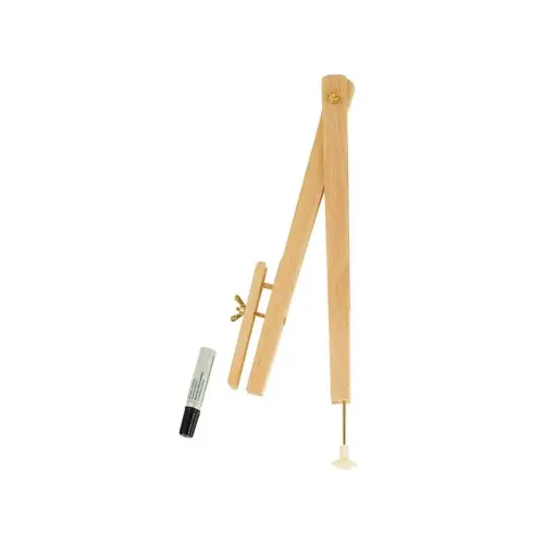 Compas pour tableau blanc 40 cm bois ventouse avec porte marqueur - WONDAY photo du produit
