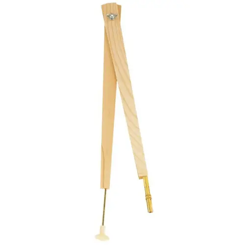 Compas à craie en bois avec ventouse - Pour tableau noir - 40 cm - Wonday photo du produit