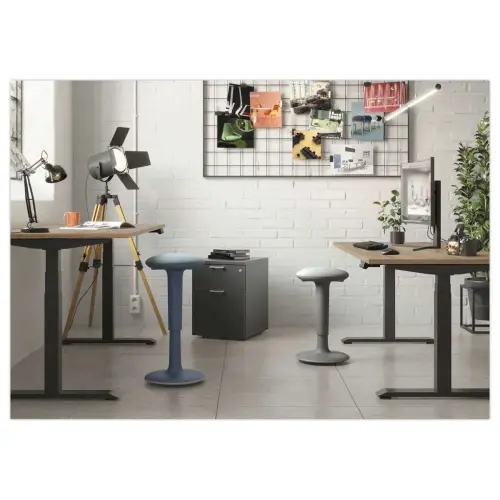 Bureau BERNE électrique 160 x 80 acacia/alu photo du produit