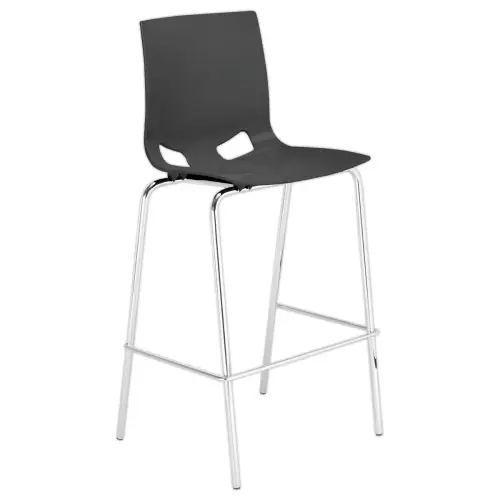 Tabouret haut FONDO HOCKER polypropyl&egrave;ne gris photo du produit