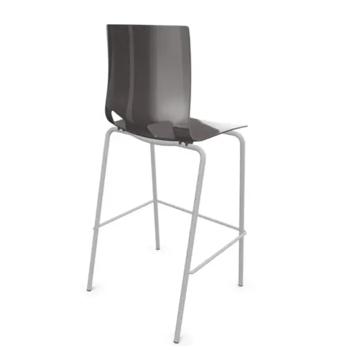 Tabouret haut FONDO HOCKER polypropyl&egrave;ne gris photo du produit
