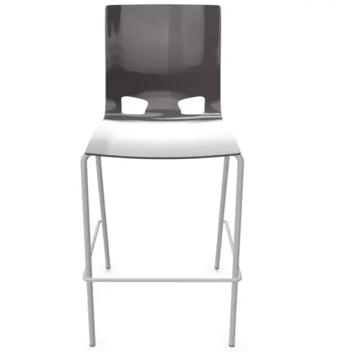 Tabouret haut FONDO HOCKER polypropyl&egrave;ne gris photo du produit