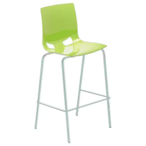 Tabouret haut FONDO HOCKER polypropylène vert photo du produit