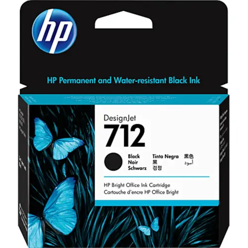 HP cartouche d'encre J 712 3ED71A 80 ml Black photo du produit