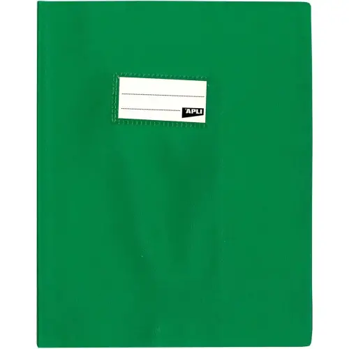 Protège cahier polypropylène - 17 x 22 cm - Vert - Apli photo du produit