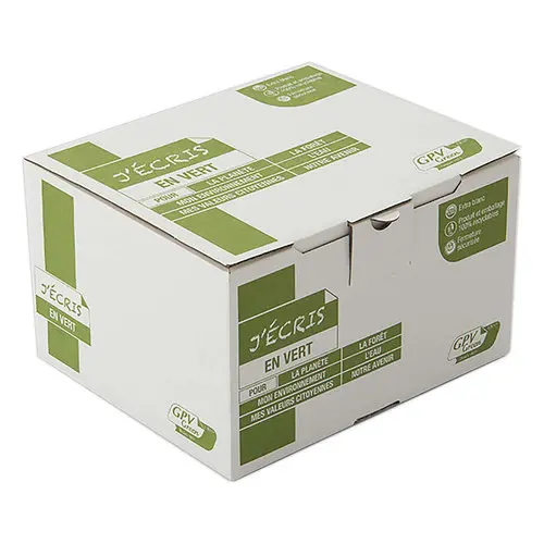 500 Enveloppes blanches bande siliconn&eacute;e 162x229 90G Fen&ecirc;tre 45x100 recycl photo du produit