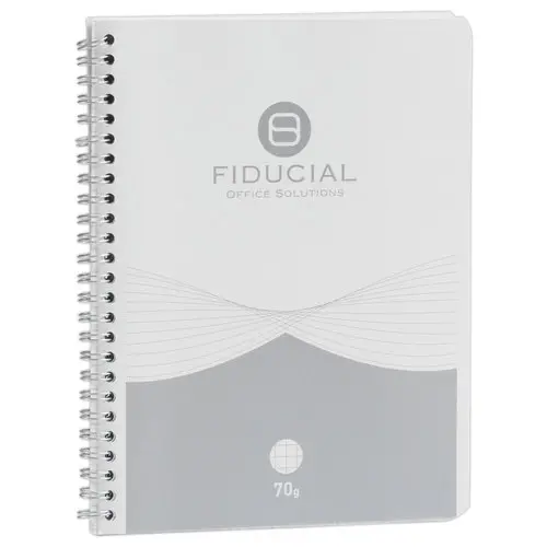 60 Cahier &agrave; spirales 70g, 17 x 22 cm - FIDUCIAL photo du produit