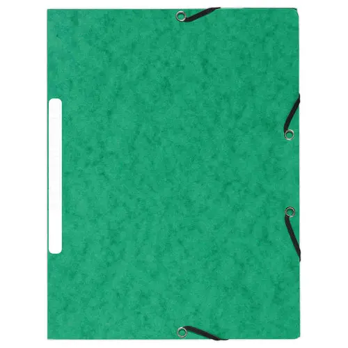 50 Chemises 3 rabats à élastiques 360 g - Dos de 1,5 cm - Assortis - EXACOMPTA photo du produit