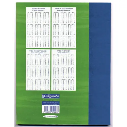10 Cahiers de brouillon - Réglure Seyès - A5+ - 96 pages - Clairefontaine photo du produit