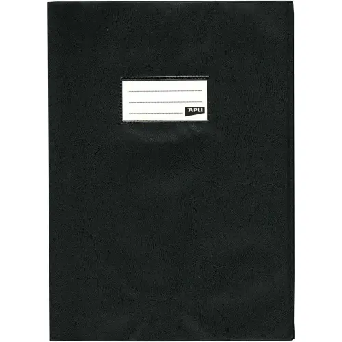 Protège-cahier polypropylène - A4 - Noir - Apli photo du produit