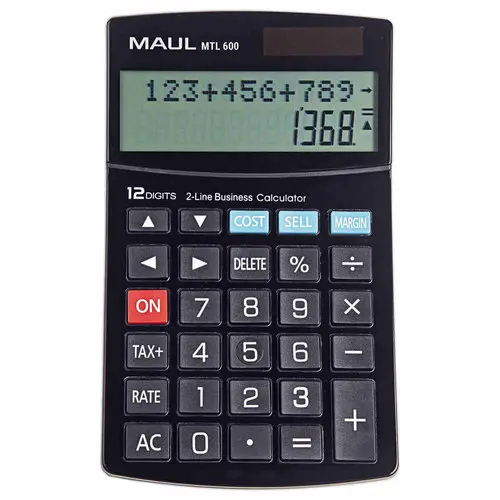 Calculatrice de bureau MAUL MTL 600 photo du produit