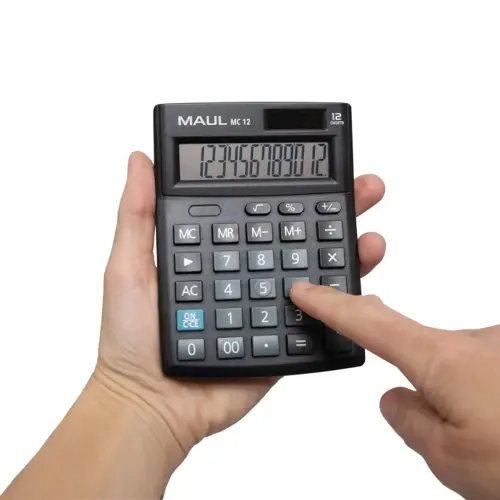 Calculatrice de bureau MAUL MC 12 photo du produit