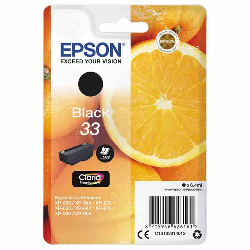 Cartouche Epson 33 "Oranges" NR photo du produit