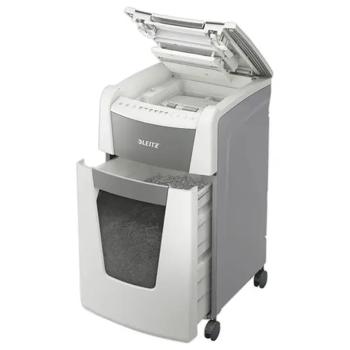 Destructeur de documents IQ Auto+ Office 300 P4 - Coupe croisée - 300 feuilles - 60L - LEITZ photo du produit