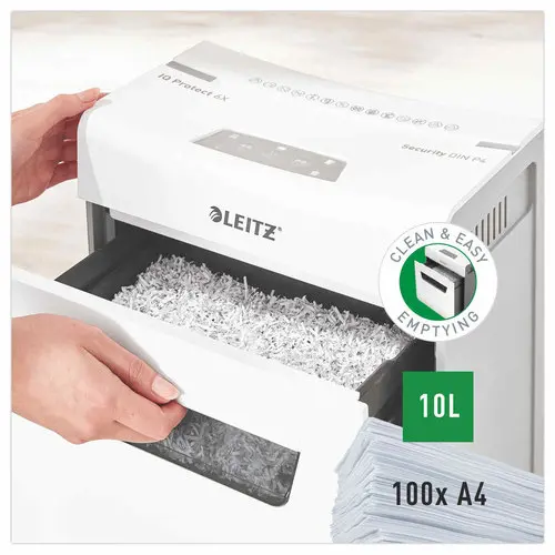 Destructeur IQ Protect 6X - Coupe croisée - 6 feuilles - 10L - LEITZ photo du produit