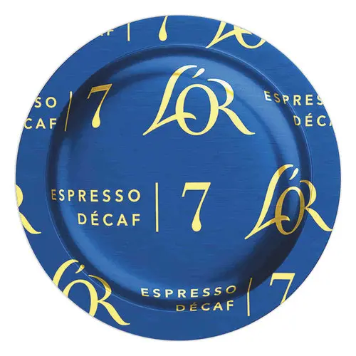 Boite de 50 Capsules DISC café L'OR Espresso Decafeine photo du produit