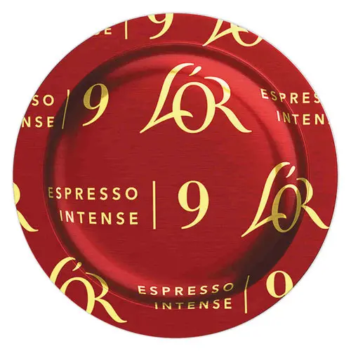 Boite de 50 Capsules DISC café L'OR Espresso Intense photo du produit