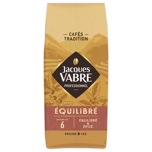 Café Grains Jacques Vabre - Equilibre - 1 kg photo du produit