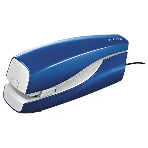 Agrafeuse &eacute;lectrique NeXXt filaire - 20 feuilles - Bleu - Leitz photo du produit