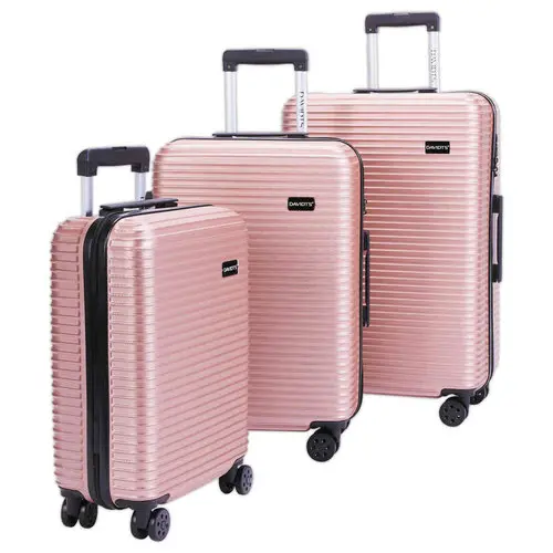 SET 3 VALISES ROSE photo du produit