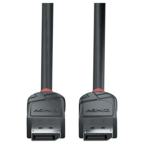 Câble DisplayPort 1.2, Black Line, 1m - LINDY photo du produit