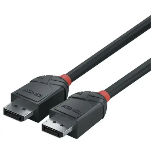 Câble DisplayPort 1.2, Black Line, 1m - LINDY photo du produit