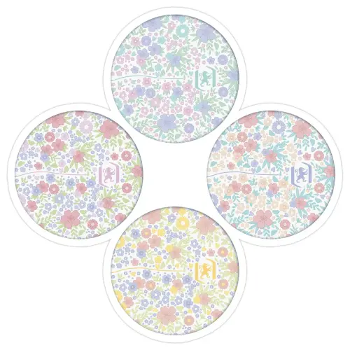 Cahier spirale Flowers - A5 - 14,8 x 21 cm - lign&eacute; 7mm - 120 pages - Oxford photo du produit