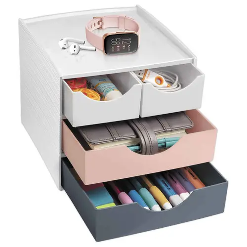 Mini module de rangement Mineral Multicolore Dim 18,6 x 18,5 H 17,5 cm photo du produit