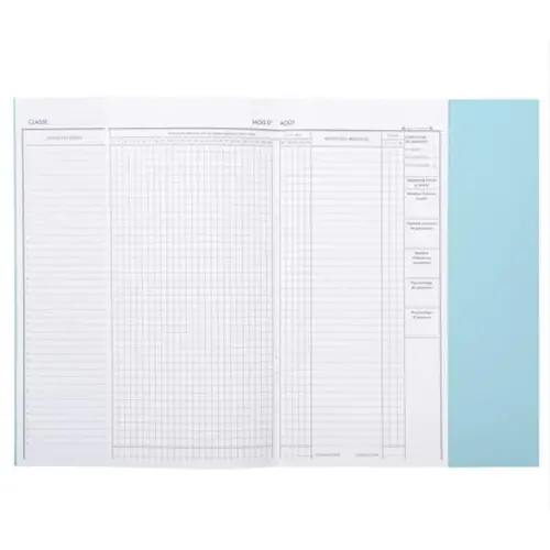 Registre annuel d'appel journalier - A4 - Vert - Exacompta photo du produit