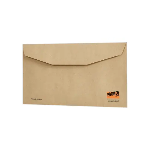 1000 Enveloppes MSP papier kraft 85g 114x229mm Fenêtre 45x100mm photo du produit