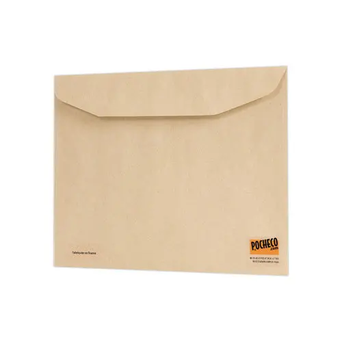1000 Enveloppes MSP papier kraft - 85g - 162x229mm - Fenêtre 45x100mm - POCHECO photo du produit