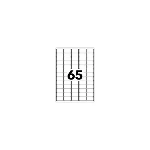 15 Planches d'étiquettes 38,1x21,2 mm 975étiq/boîte photo du produit