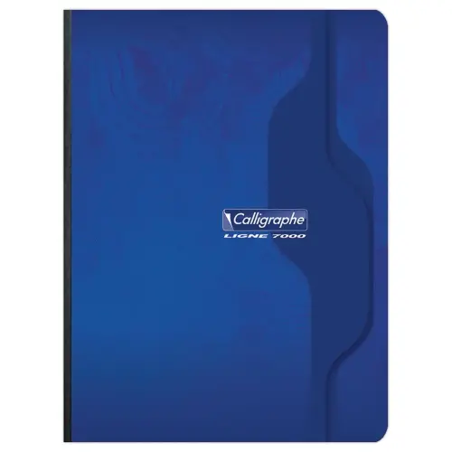 Cahier brochure  70g - 17x22cm - 5x5 -192 pages - Calligraphe photo du produit