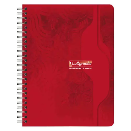 Cahier spirales - 70g - 17x22cm, Seyes, 100 pages - CALLIGRAPHE photo du produit
