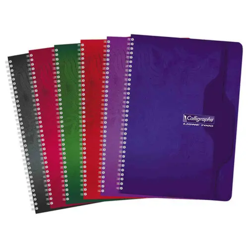 Cahier spirale Calligraphe 70g, A4, 5x5, 100 pages photo du produit