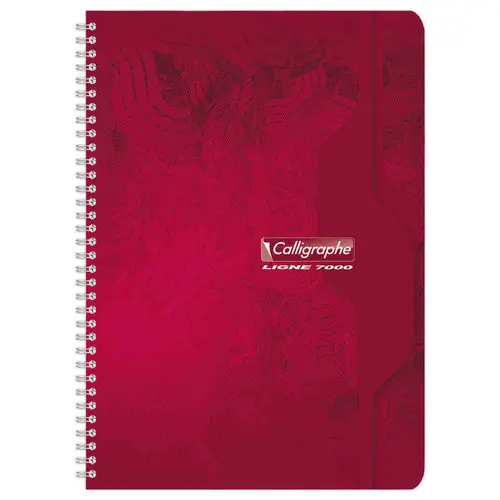 Cahier spirale Calligraphe 70g, A4, 5x5, 100 pages photo du produit