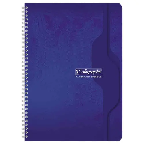 Cahier spirale 70g - A4- Sey&egrave;s - 180 pages - CALLIGRAPHE photo du produit