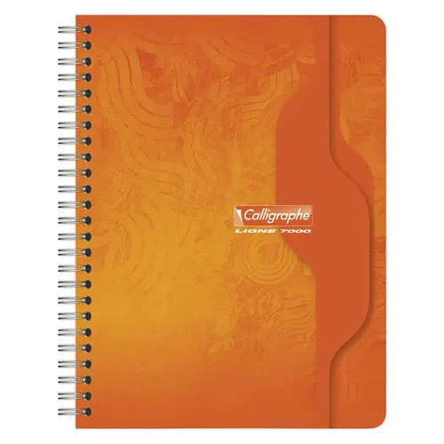 Cahier spirale Calligraphe 70g, 17x22cm, 5x5, 180 pages photo du produit