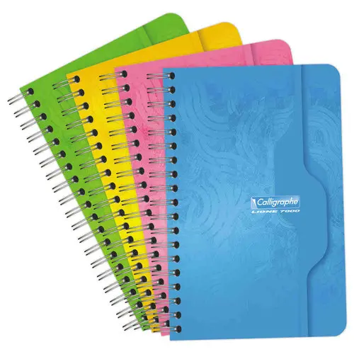 Carnet spirale Calligraphe 70g, 11x17cm,5x5, 100 pages photo du produit