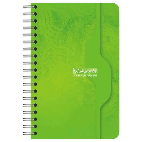Carnet spirale Calligraphe 70g, 11x17cm,5x5, 100 pages photo du produit