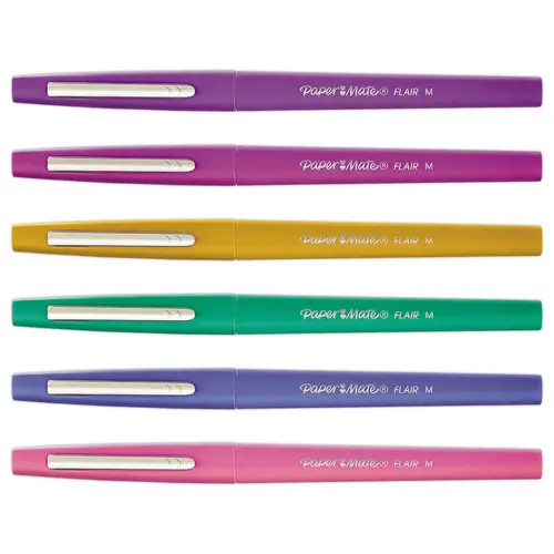 16 Feutres Flair - Candy Pop - Ecriture moyenne - PAPERMATE photo du produit