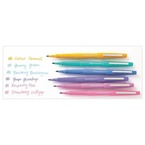16 Feutres Flair - Candy Pop - Ecriture moyenne - PAPERMATE photo du produit