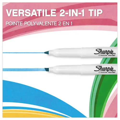 12 Surligneurs encre liquide assortis - SHARPIE photo du produit