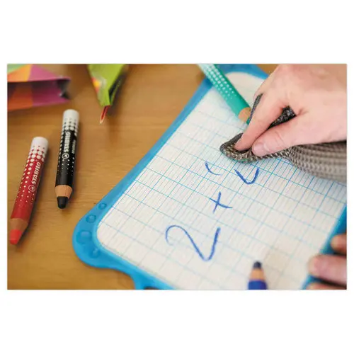 Crayon effaçable à sec MARKdry - Rouge - STABILO photo du produit