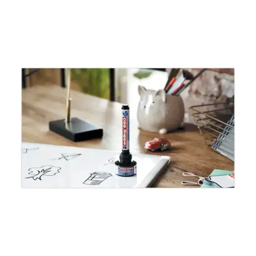 20 Marqueurs ( 17+3 offerts) - Pointe ogive pour tableaux blancs -  Edding 660 photo du produit