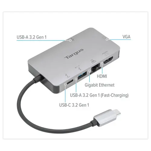 Station d'accueil USB-C - 5 ports - Targus photo du produit