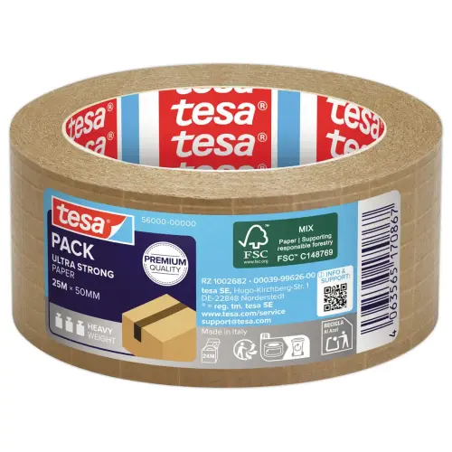 Ruban adhésif kraft armé 25m x 50mm photo du produit
