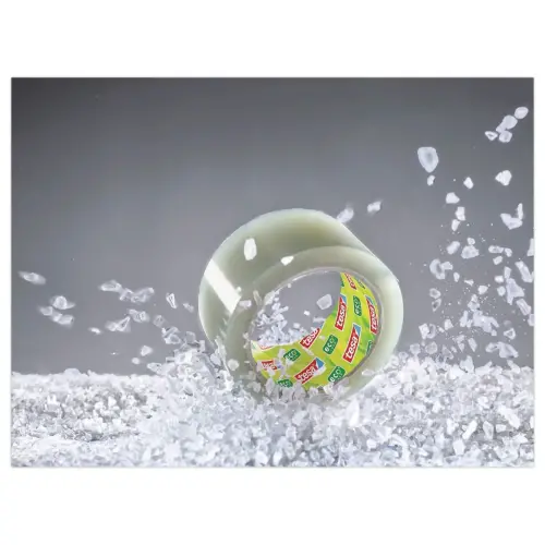 Ruban adhésif PET récyclé 66m x 50mm -Transparent photo du produit