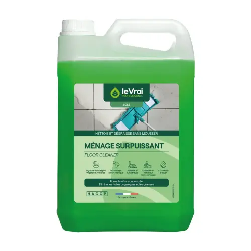 Nettoyant sols et surfaces MENAGE SURPUISSANT 5L photo du produit