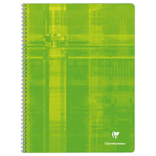 Cahier spirale Clairefontaine 90g, 24x32,180 pages, Seyès photo du produit